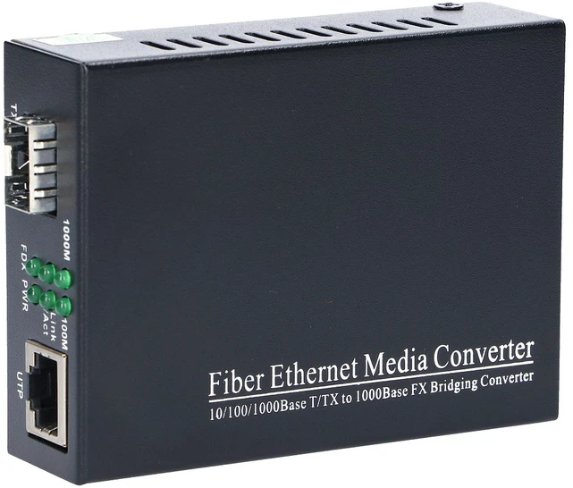Extralink Sedir | Media konwerter | 1x SFP, 1x RJ45 1000Mb/s, zamiennik MC220