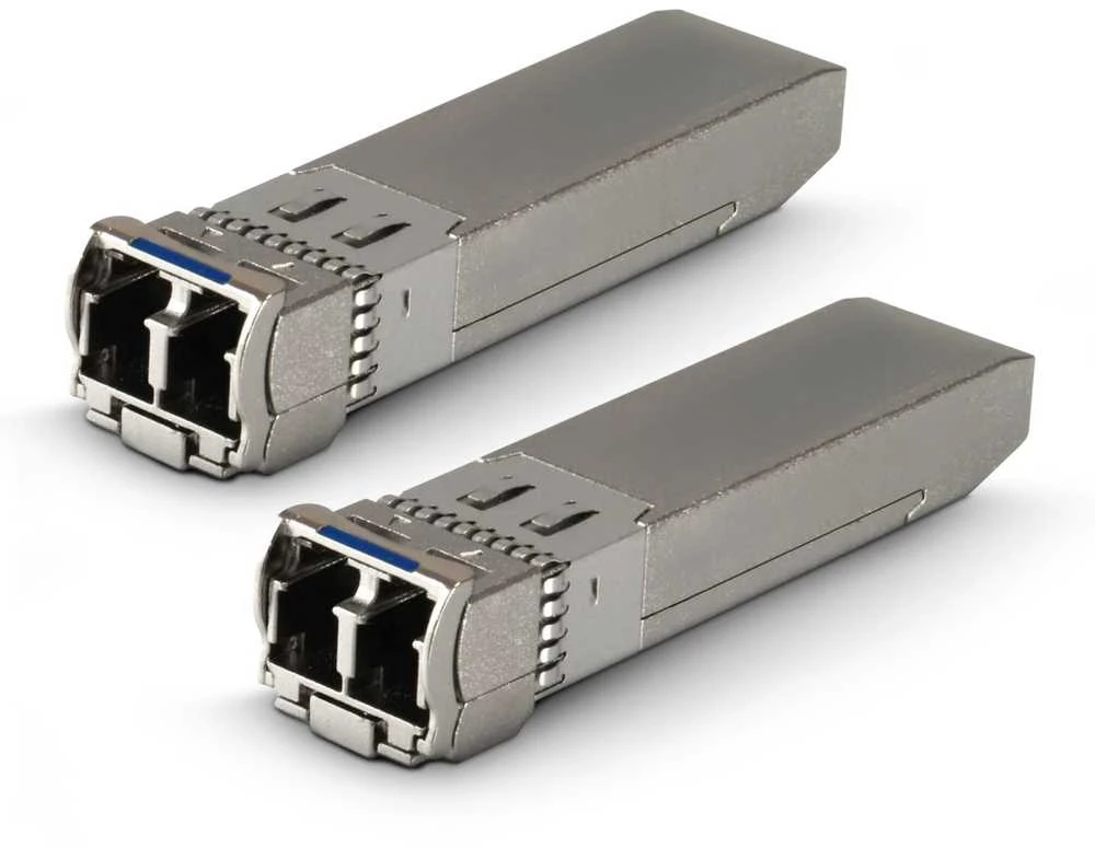 Šakotuvas „Extralink SFP+“ modulis 10G, 2 vnt. pakuotėje, 10 Gbps, LC/UPC, 1310 nm, 10 km, vienmodis, DOM, skirtas HP/ARUBA