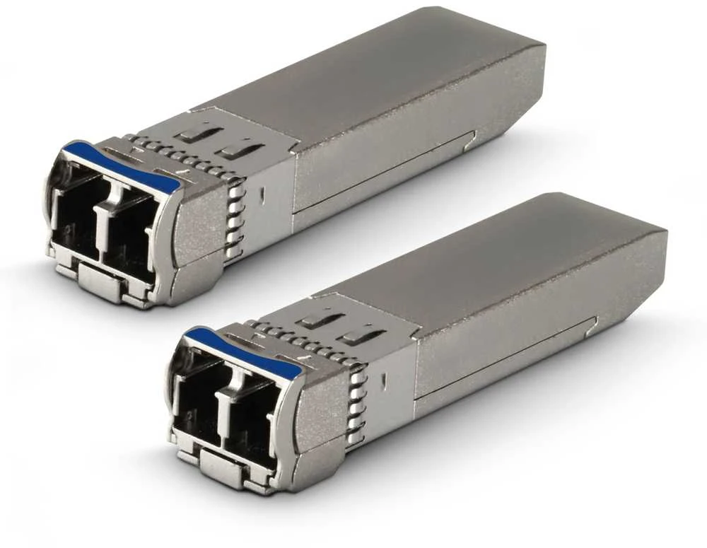 Šakotuvas Extralink SFP+ 10G 2 pak. | Modulis SFP+ | 10 Gbps, LC/UPC, 1310 nm, 10 km, vieno režimo, DOM
