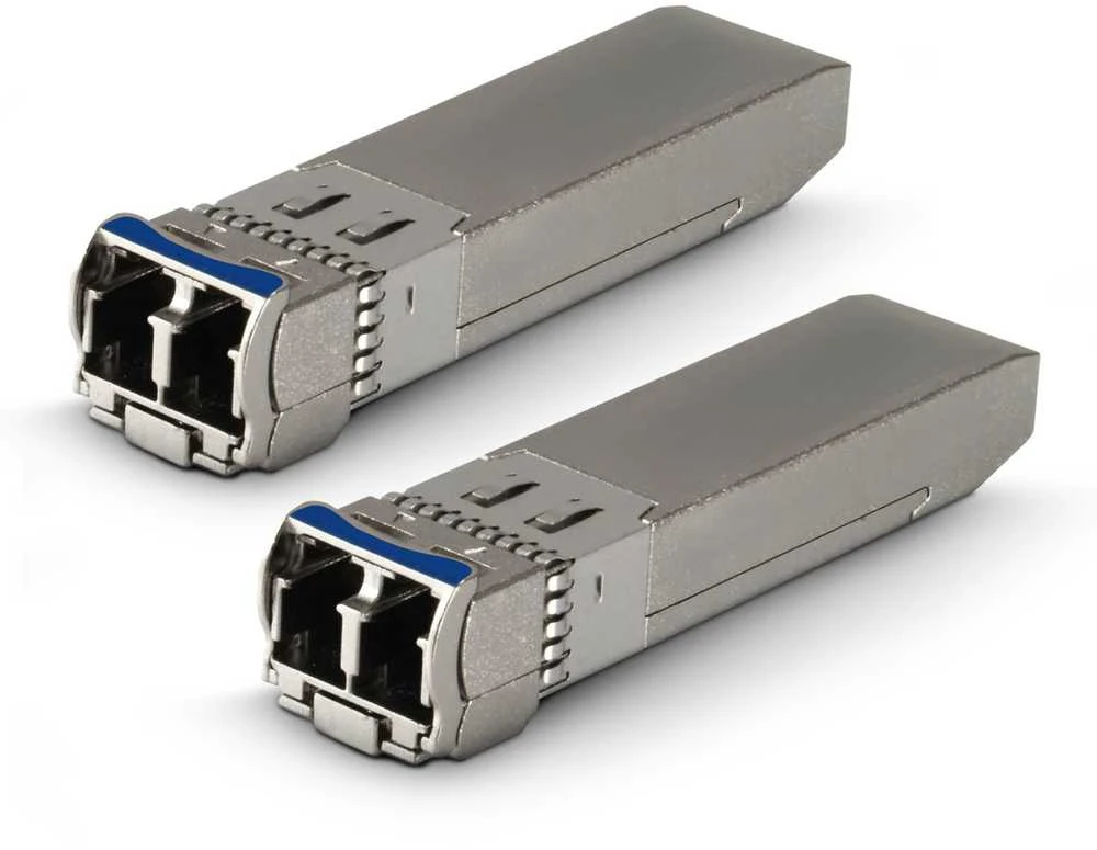 Šakotuvas „Extralink SFP+“ modulis 10G 2 vnt. pakuotėje, 10 Gbps, LC/UPC, 1310 nm, 2 km, vienmodis, DOM