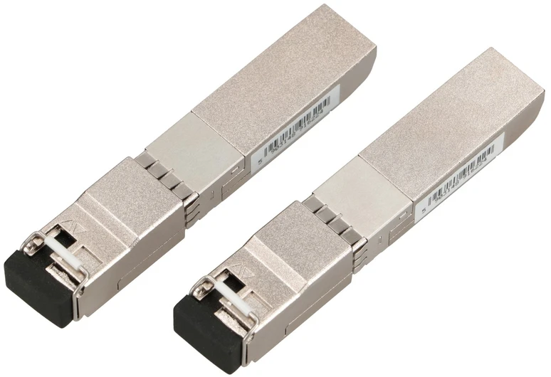 Šakotuvas „Extralink SFP+ 10G“ | Modulis SFP WDM | 10 Gbps, 1490/1550 nm, vienmodis, 80 km, LC, para