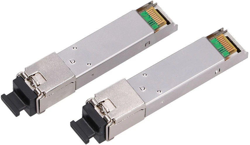 Šakotuvas Extralink SFP 1.25G | Modulis SFP WDM | 1,25 Gbps, 1310/1550 nm, vieno režimo, 3 km, SC, DOM, par.