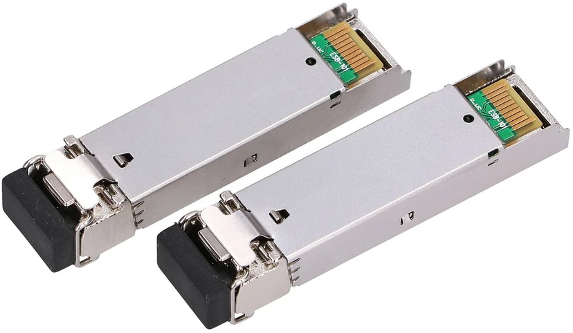 Šakotuvas Extralink SFP 1.25G | Modulis SFP WDM | 1,25Gbps, 1310/1550nm, single mode, 20km, LC, DOM, para