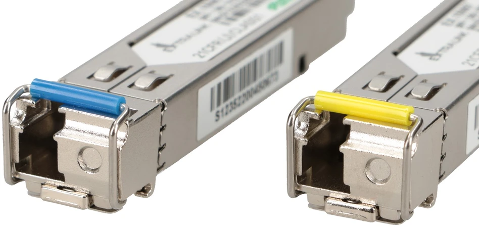 Šakotuvas EXTRALINK SFP 1.25G WDM 1310/1550nm SM 20km LC DOM pora, skirta HP/Aruba