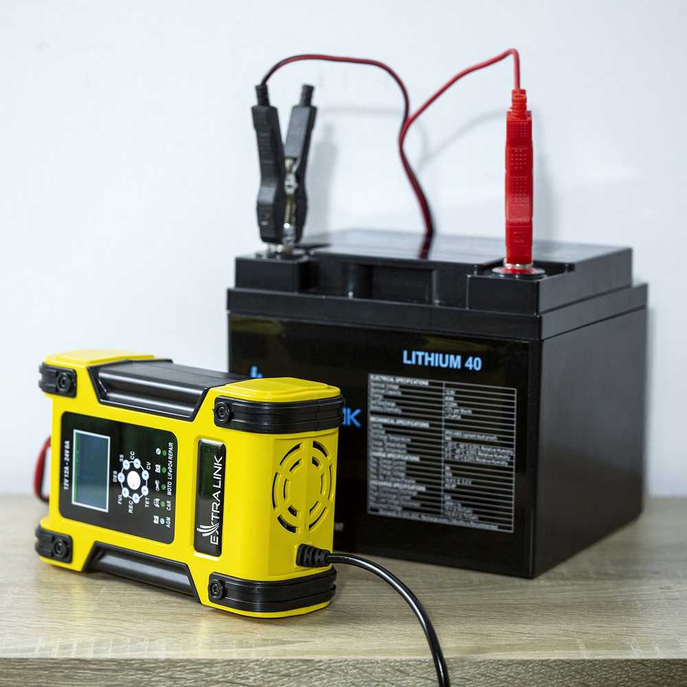 „Extralink Shango“ išmanusis akumuliatorių įkroviklis | Lygintuvas | 100–240 V kintamoji srovė, 12 V 12 A, 24 V 6 A