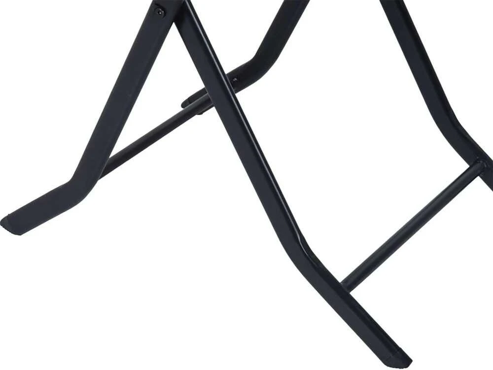 Extralink Small Juodas Forest Garden Furniture Set, Two Chairs + Juodas Table lauko baldų komplektas Juoda