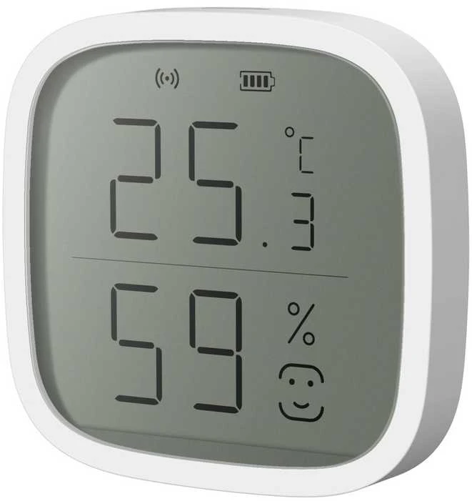 Išmanusis bevielis patalpos temperatūros ir drėgmės jutiklis, ZigBee, baltas, TUYA, Smart Life, Extralink