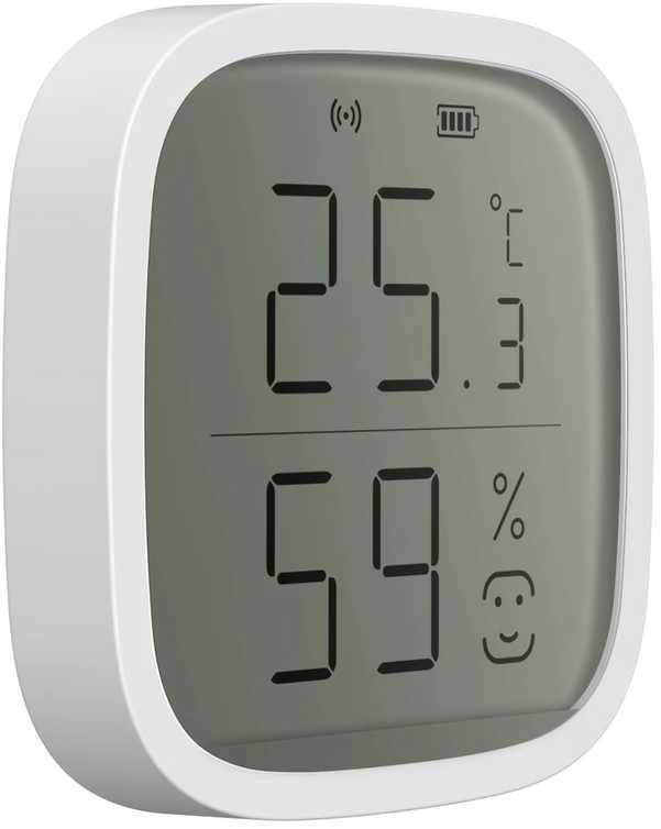 Išmanusis bevielis patalpos temperatūros ir drėgmės jutiklis, ZigBee, baltas, TUYA, Smart Life, Extralink