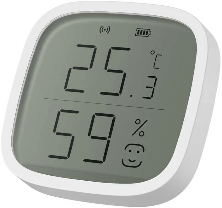 Išmanusis bevielis patalpos temperatūros ir drėgmės jutiklis, ZigBee, baltas, TUYA, Smart Life, Extralink