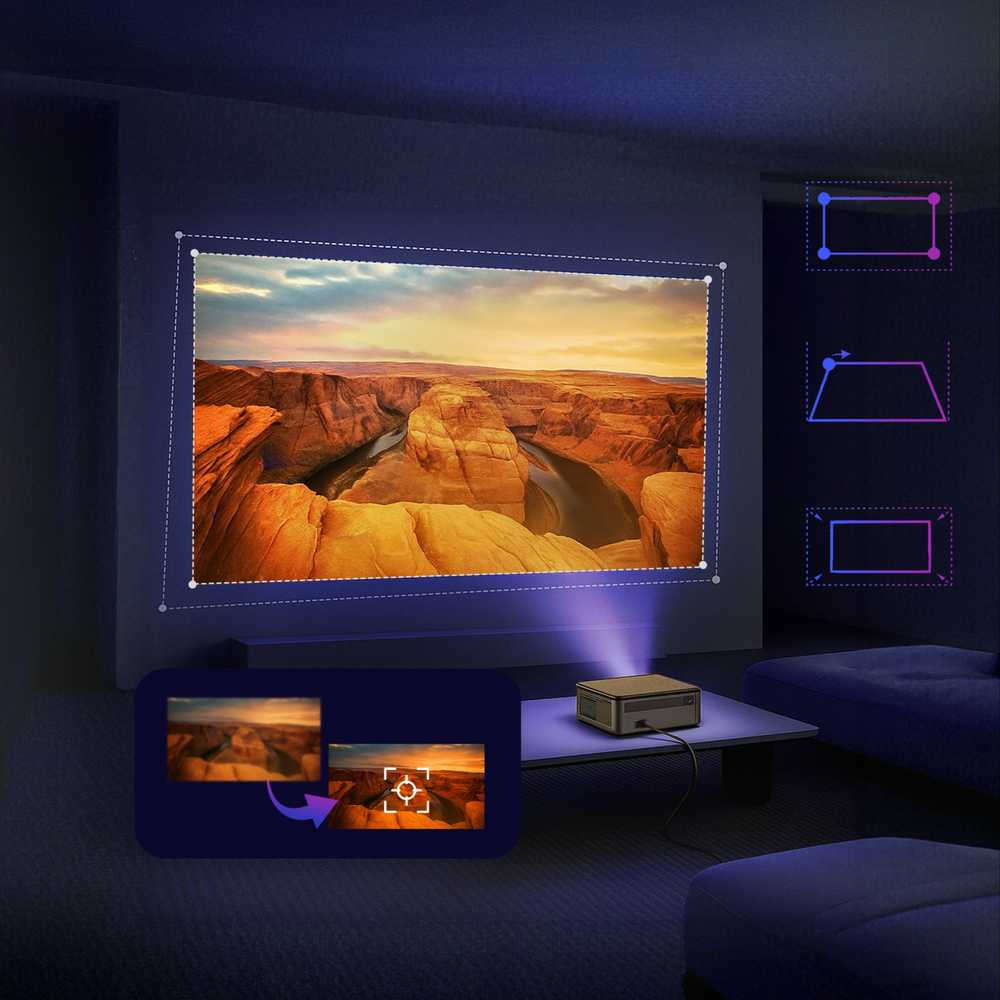 Projektorius „Extralink Smart Life Vision Pro“.