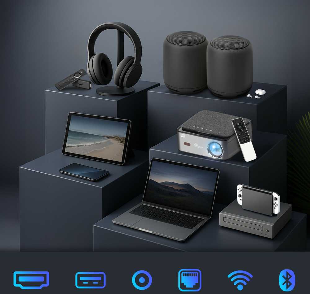 Projektorius „Extralink Smart Life Vision Pro“.