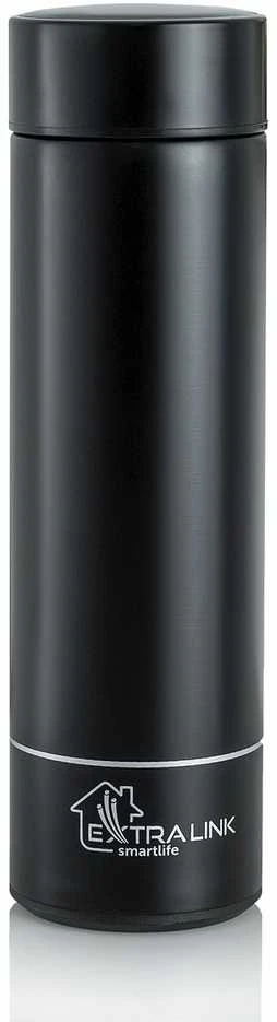 Extralink Smart Travel Mug Juodas | Termo puodelis | Termos su wyświetlaczem LED