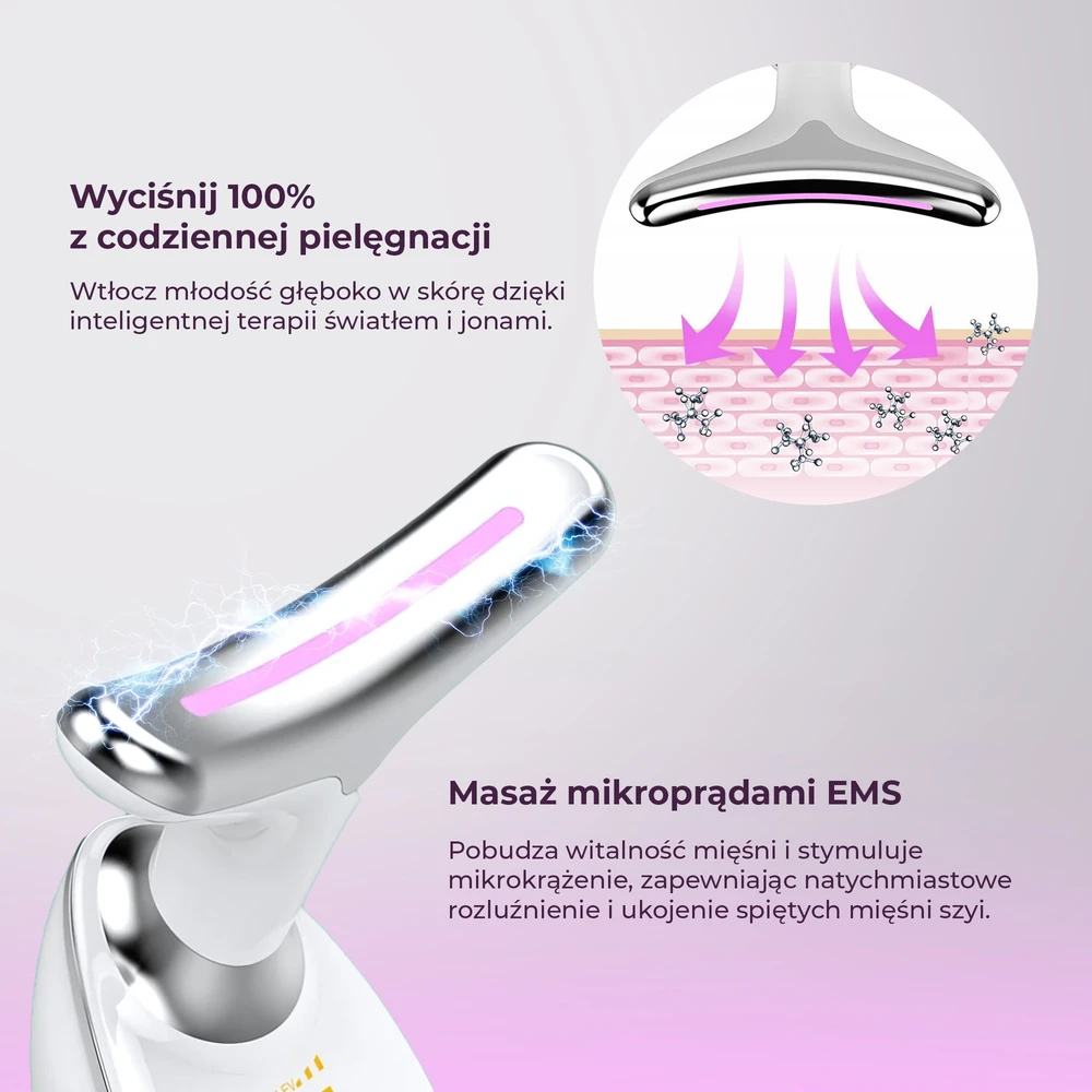 Extralink Stay Beauty S8 | Elektrinė kaklo masažuoklis |