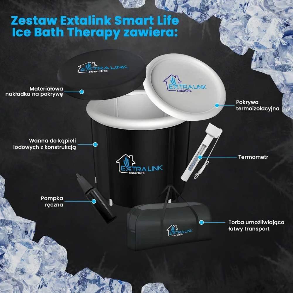 „Extralink“ sulankstoma ledo vonia šalčio terapijai