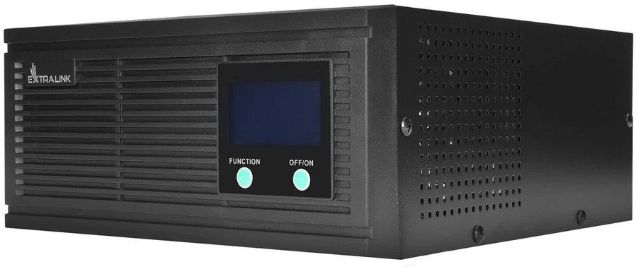 Extralink Piorun 1500VA/1200W | Inverteris | Gryna sinusinė banga, akumuliatoriaus įtampa 12V/24V DC