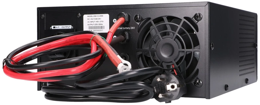 Extralink Piorun 1500VA/1200W | Inverteris | Gryna sinusinė banga, akumuliatoriaus įtampa 12V/24V DC