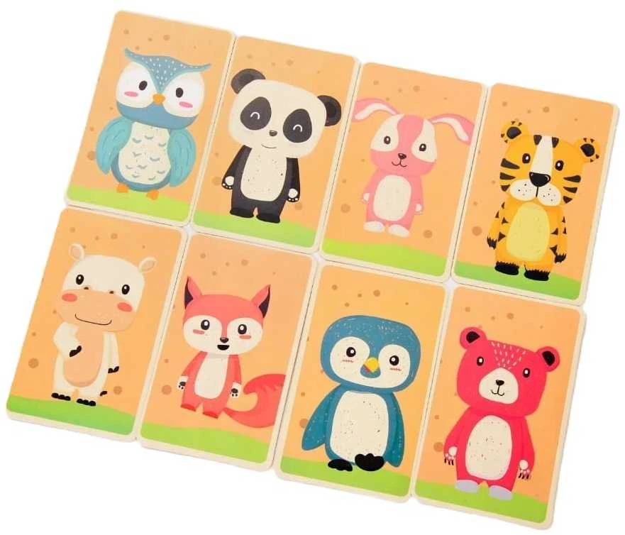 EXTRALINK TOYS KSIĄŻKA UKŁADANKA MAGNETYCZNA Dėlionė 68 EL. ZWIERZĄTKA