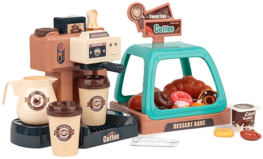 Extralink Toys, Little Barista Set, espreso aparatas, café, 40 pcs.