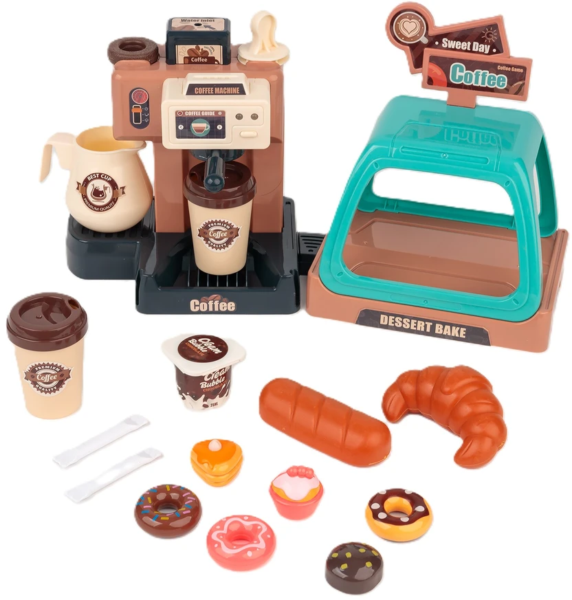 Extralink Toys, Little Barista Set, espreso aparatas, café, 40 pcs.