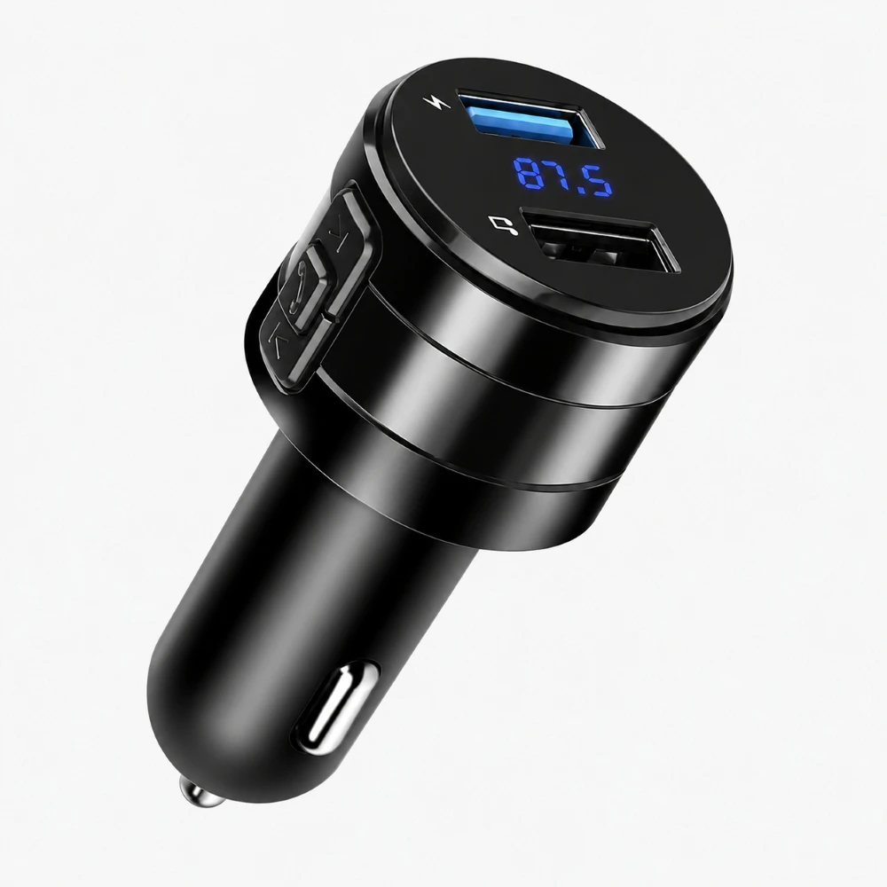 Extralink Smart Life, FM transmitter for car with charging function, 2x USB-A