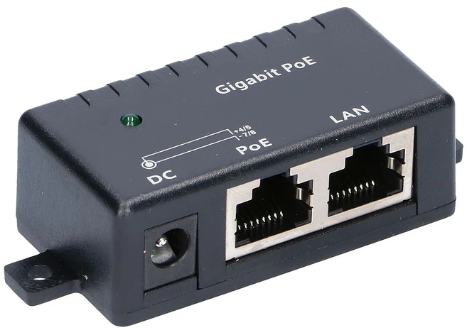 Extralink PoE injektorius 1xRJ45 Gigabit 48V