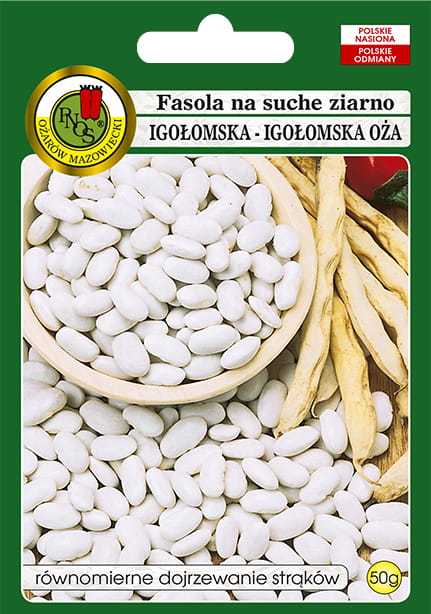 Igłomska Dry Bean Seeds PNOS Vegetable Seeds, 50g Package
