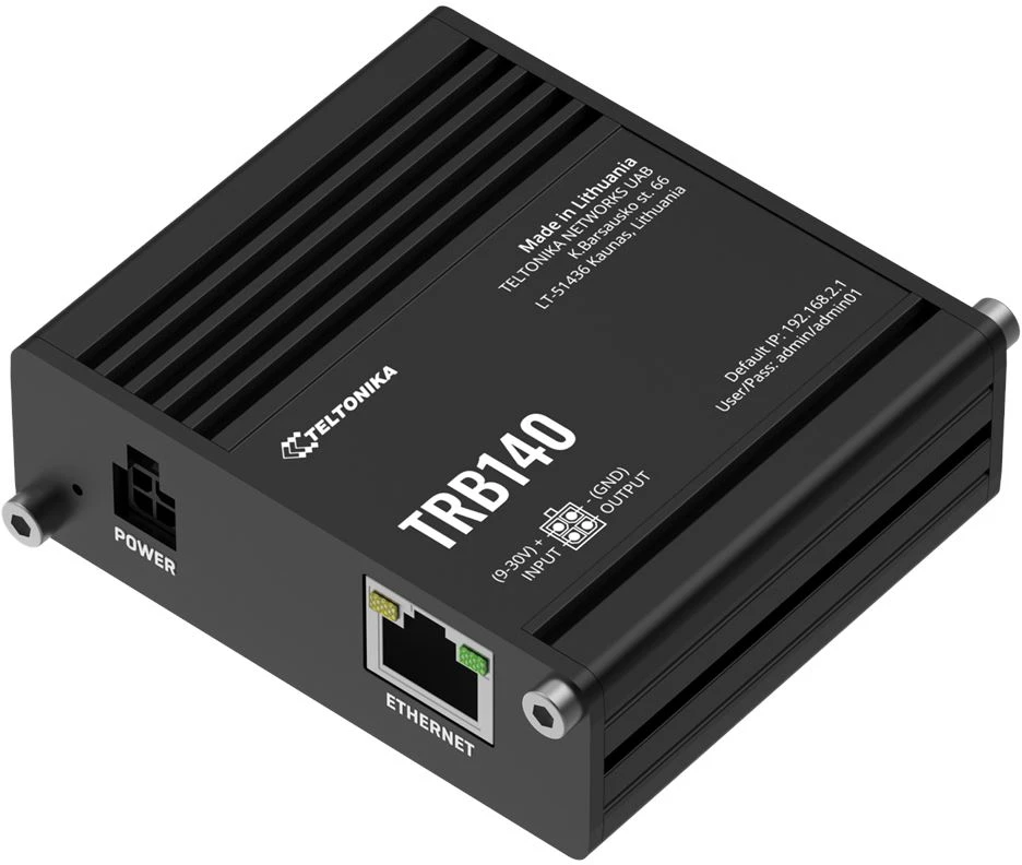 Šakotuvas TELTONIKA IOT GATEWAY TRB140 ETH