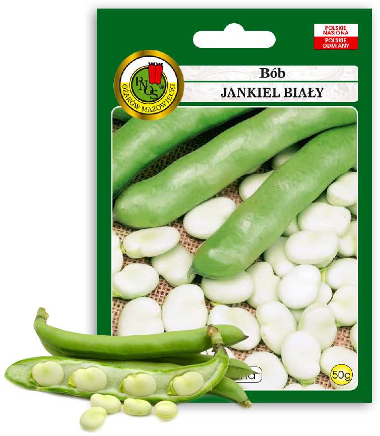 Jankiel Baltas Bean PNOS Vegetable Seeds, 50g Package