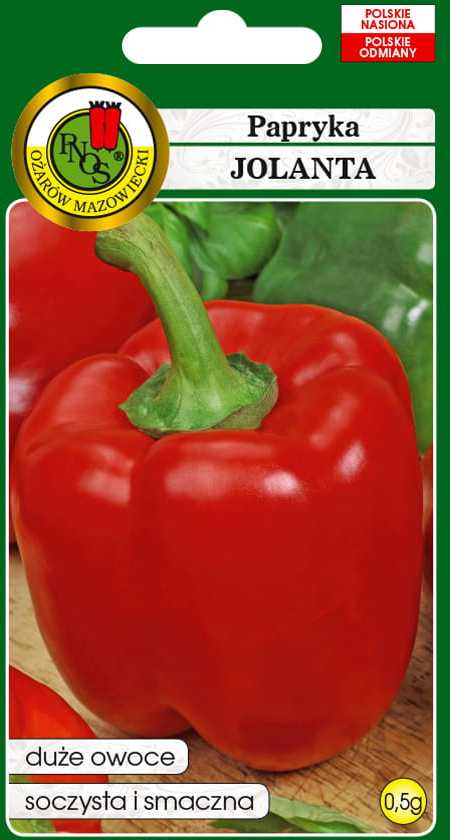 Jolanta Pepper PNOS Vegetable Seeds, 0.5g Package
