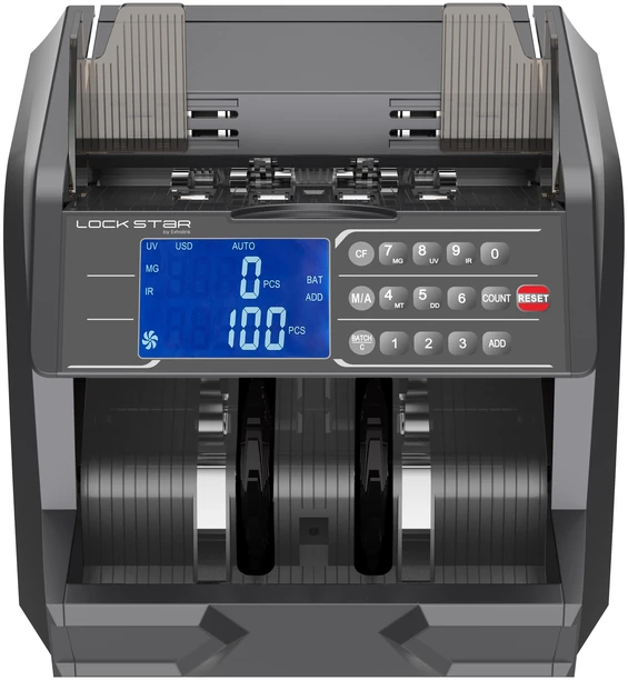 Extralink LockStar MG X-600 | Profesionalus banknotų skaičiuotuvas | UV, IR