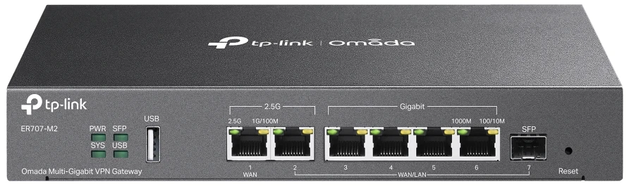 TP-LINK ER707-M2 Omada Multi-Gigabit VPN Maršrutizatorius | TP-LINK