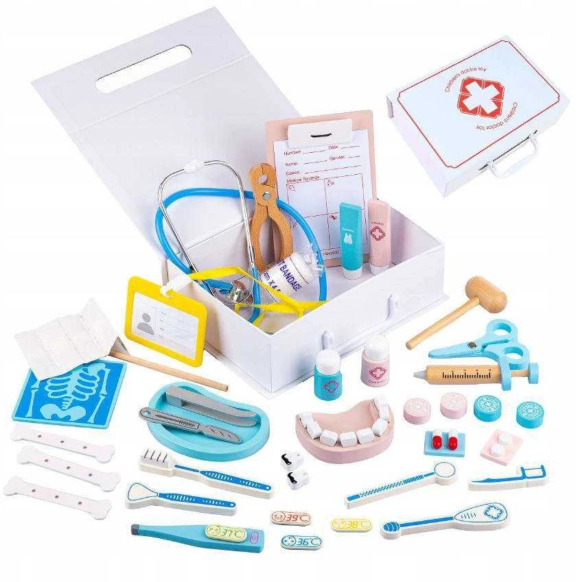 Mažojo gydytojo rinkinys „Extralink Toys“, 43 dalių medicinos rinkinys