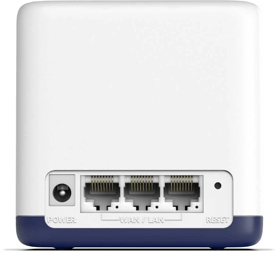 Maršrutizatorius TP-Link „Mercusys“ | AC1900 viso namo tinklinio „Wi-Fi“ sistema | „Halo H50G“ (2 vnt.) | 802.11ac | 600+1300 Mbps | Ethernet LAN (RJ-45) jungtys 3 | Tinklo palaikymas: Taip | MU-MiMO: Taip | Mobilusis plačiajuostis ryšys: Be