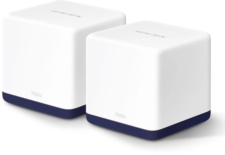Maršrutizatorius TP-Link „Mercusys“ | AC1900 viso namo tinklinio „Wi-Fi“ sistema | „Halo H50G“ (2 vnt.) | 802.11ac | 600+1300 Mbps | Ethernet LAN (RJ-45) jungtys 3 | Tinklo palaikymas: Taip | MU-MiMO: Taip | Mobilusis plačiajuostis ryšys: Be