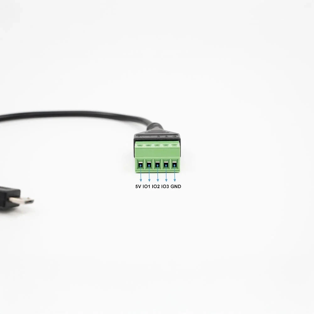 „Shelly Micro USB“ priedas su 5 terminalų jungtimi