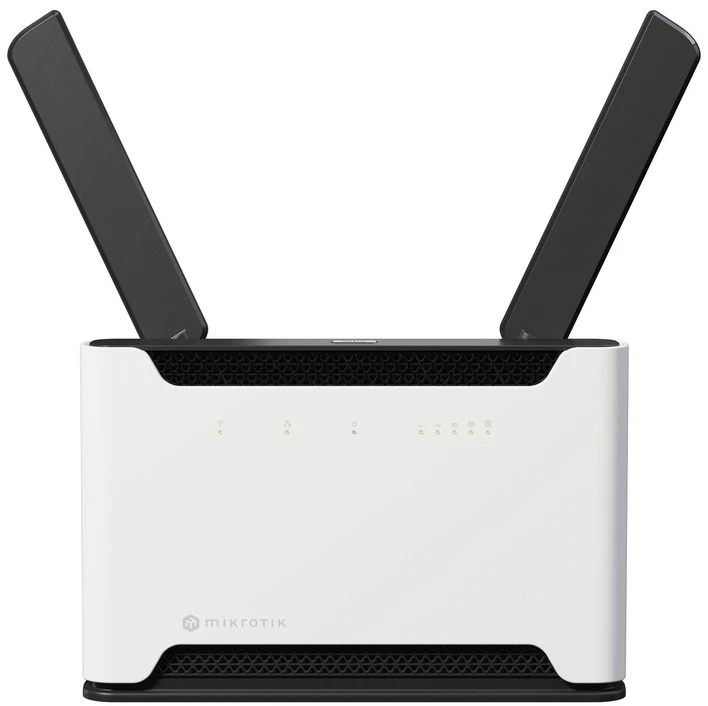 Maršrutizatorius MikroTik Chateau LTE18 ax S53UG+5HaxD2HaxD-TC&EG18-EA 802.11ax, 574 Mbit/s (2,4 GHz) / 1200 Mbit/s (5 GHz) Mbit/s, Ethernet LAN (RJ-45) jungtys, 4 | MicroTick | Pilis LTE18 ašis | S53UG+5HaxD2HaxD-TC&EG18-EA | 802.11ax | 574 Mbit/s (2,4 GHz) / 1200 Mbit/s (5 GHz) Mbit/s | Ethernet LAN (RJ-45) jungtis 4 | 4G | 1