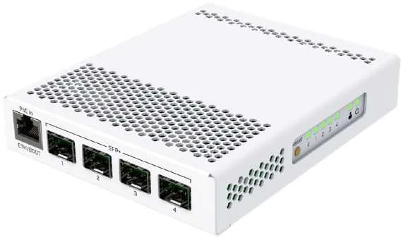 Maršrutizatorius MIKROTIK CRS305-1G-4S+IN komutatorius 1x RJ45 1000Mb/s 4x SFP+