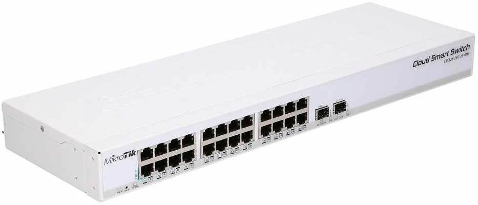 MikroTik | Cloud Maršrutizatorius Switch CRS326-24G-2S+RM | Tvarkoma L3 | Montuojamas ant stovo | Gigabit Ethernet (vario) jungtys kiekis 24 | SFP+ jungtys kiekis 2 | 12 mėn.