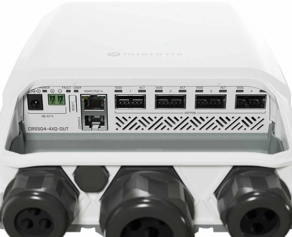 Maršrutizatorius MikroTik CRS504-4XQ-OUT