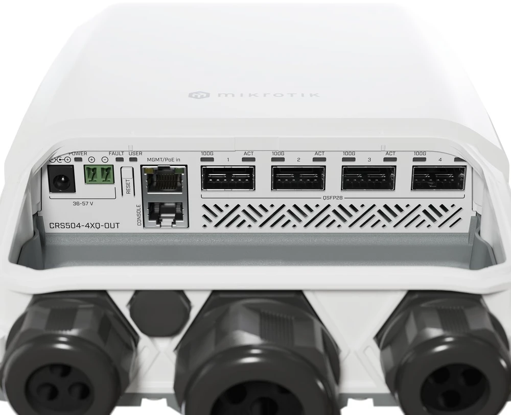 Maršrutizatorius MikroTik CRS504-4XQ-OUT