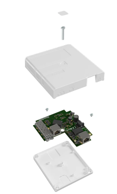 Maršrutizatorius MIKROTIK GPEN21 PoE injektorius 2x RJ45 1000Mb/s 1x SFP 1Gb/s