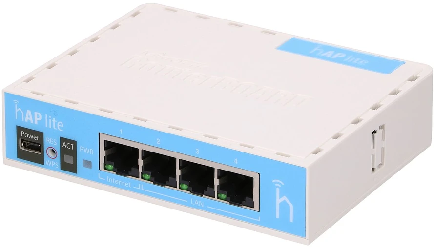 Šakotuvas MikroTik | hAP Lite Classic | RB941-2nD | 802.11n | 10/100 Mbit/s | Mesh Support No | MU-MiMO No | No mobile broadband | Antenna type Internal | 1xUSB | 12 mėn.
