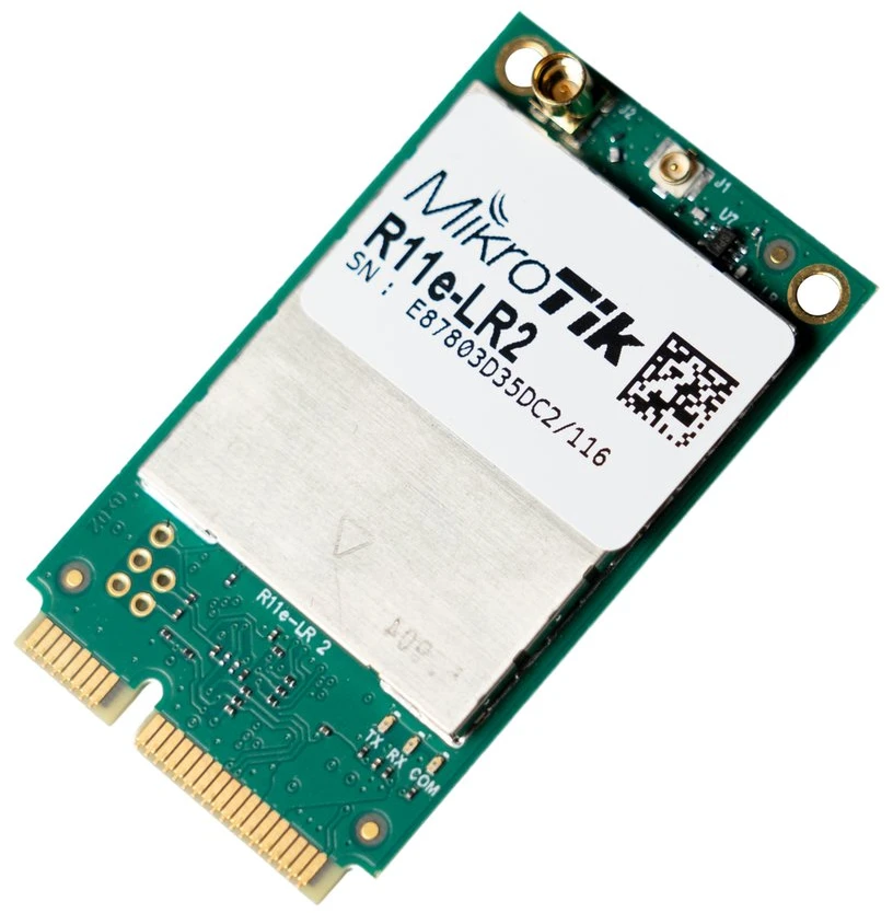 MikroTik antena MIKROTIK R11E-LR2 MINIPCI-E KORTELĖ 2.4GHZ DAŽNIU