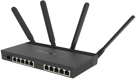 „MikroTik“ | RB4011iGS+5HacQ2HnD-IN | 802.11ac | 10/100/1000 Mbit/s | Ethernet LAN (RJ-45) jungtys 10 | Tinklo palaikymas: Ne | MU-MiMO: Taip | Ne, mobilusis plačiajuostis ryšys: Ne