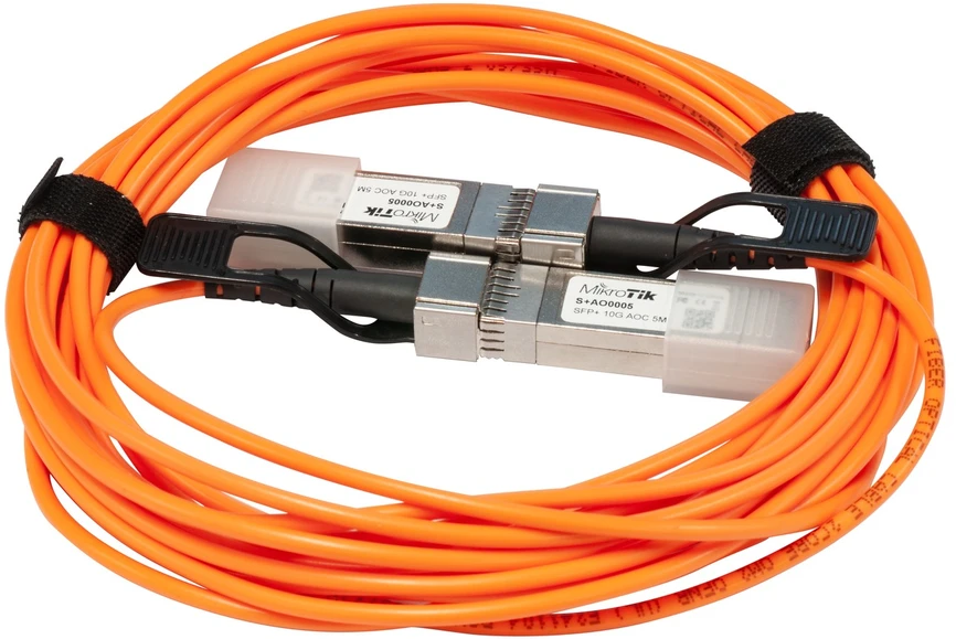 Šakotuvas MIKROTIK MT S+AO0005 MikroTik S+AO0005 10 Gigabit SFP+ Active Optics tiesioginio prijungimo laidas, 5m