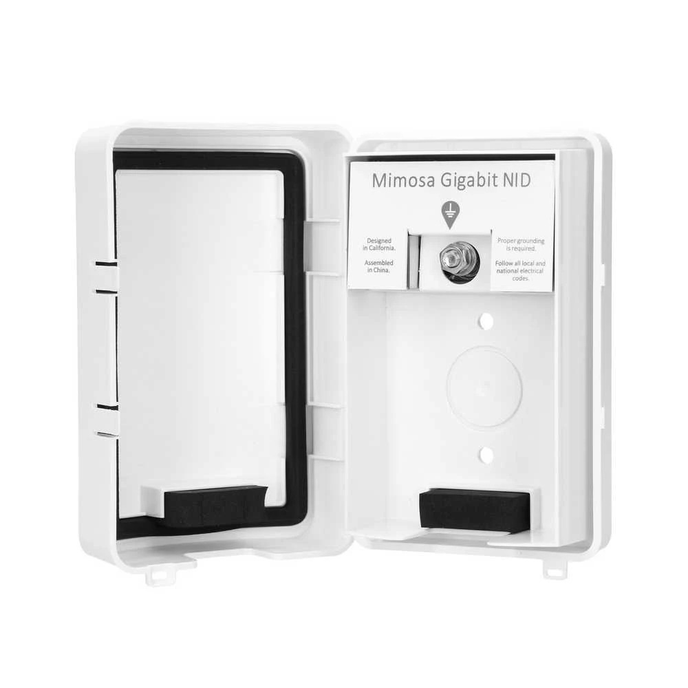 Lauko sąsaja, žaibolaidis su įžeminimu Mimosa NID, 2x RJ-45, gigabito, IP54