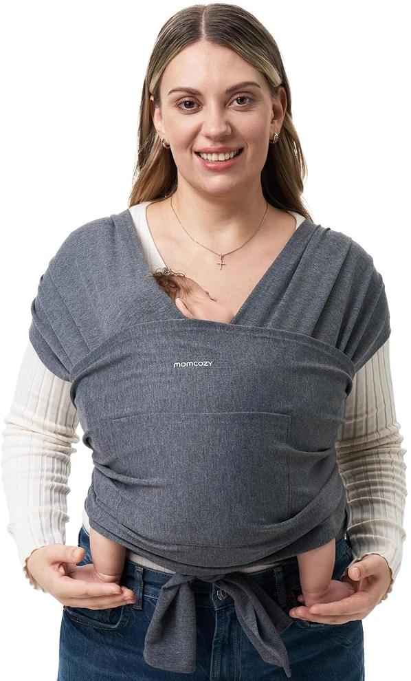 Momcozy Kūdikių nešioklė, tamsiai pilka