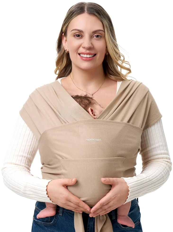 MOMCOZY KŪDIKIŲ VAIKJUOSTĖ-NEŠIOKLĖ, ŠVIESIAI RUDA