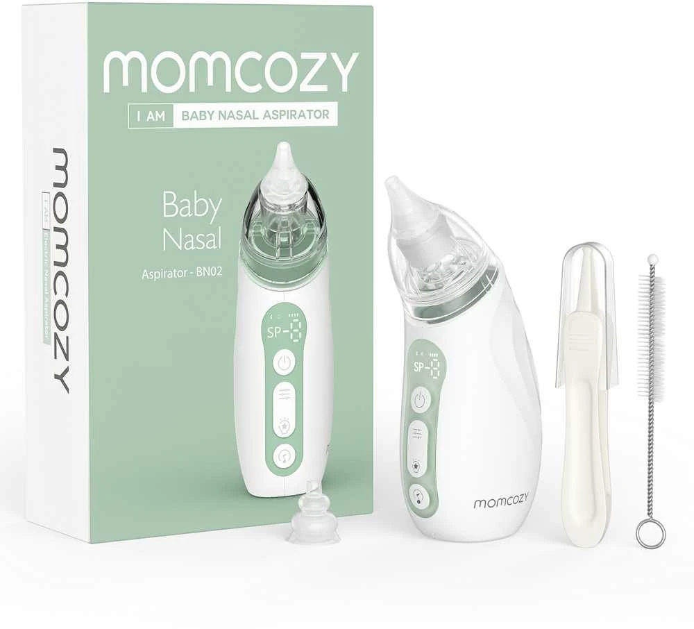 MOMCOZY KŪDIKIŲ NOSIES ASPIRATORIUS SU ILGAI LAIKANČIA BATERIJA