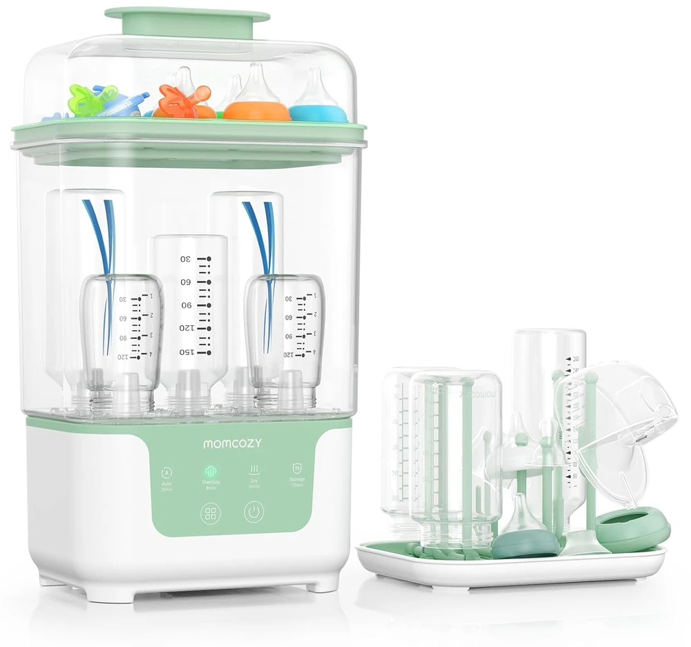 MOMCOZY BS04 4-IN-1 BUTELIUKŲ STERILIZATORIUS SU DŽIOVYKLE